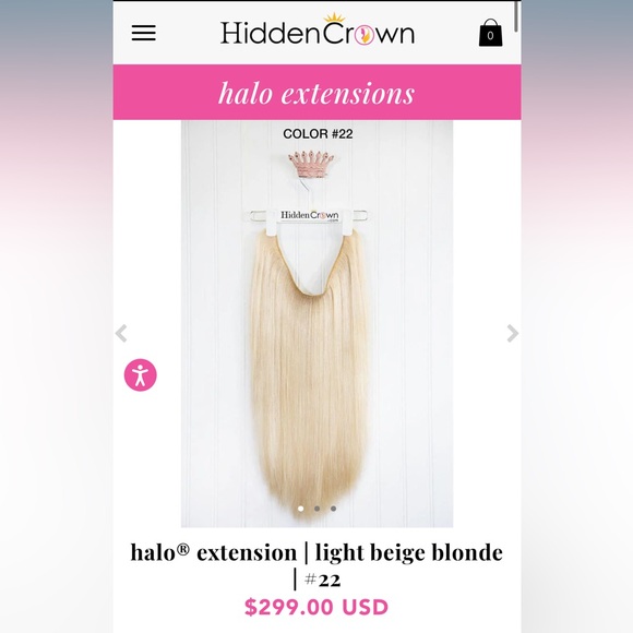 Hidden Crown Halo #22 “thick ends” 16 inches. - Picture 1 of 6